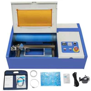 40W CO2 Laser Graviermaschine CNC Desktop Schneidemaschine USB 300x200 mm - Bild 1 von 14