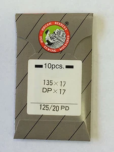 10 AGUJAS DE MÁQUINA DE PIE DE TITANIO ORGAN 135X17PD DPX17 TALLA 20 - Imagen 1 de 1