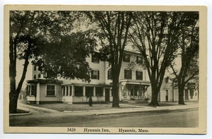 Postal de colección Hyannis MA Mass Hyannis Inn, letrero - Imagen 1 de 2