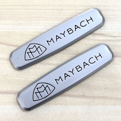 2x Für Mercedes Benz Maybach Logo Auto Sitz Ornamente Emblem Abzeichen Aufkleber - Bild 1 von 4