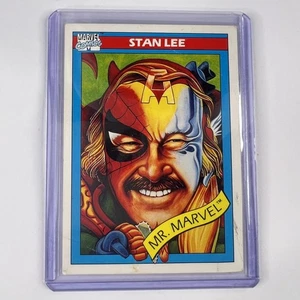 Marvel Vintage 1990 Impel Card With Top Loader #151 Stan Lee Mr. Marvel - Picture 1 of 2