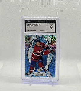 2021-22 Upper Deck Ice Cole Caufield Ice Blue CGC 9 Canadians (RC) - Picture 1 of 2