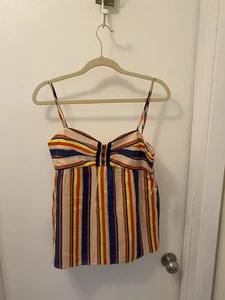 NWT Boston Proper Women's Spaghetti Strap top Camizole  size 10 with zip - Picture 1 of 9