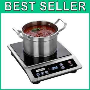 Commercial Grade Induction Cooktop -  Stainless Steel - Picture 1 of 9