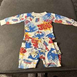 Vintage 1994 Sega Sonic the Hedgehog Pajamas Size XS Small 4-5 Read!! - Picture 1 of 16