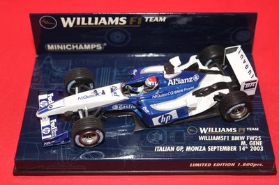 1/43 Williams F1 Bmw FW25 (2003) - #4 M. Gené - MINICHAMPS - Immagine 1 di 3