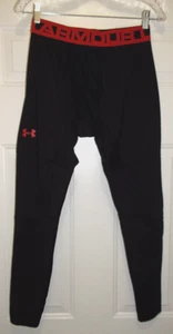 Under Armour Men's Size Large ColdGear Compression Leggings Black Base Layer - Picture 1 of 7