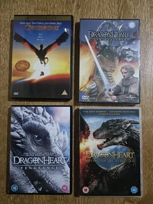 Dragonheart DVD bundle - Movies 1,2,4 & 5 Fantasy Adventure Sean Connery Reg-2  - Image 1 of 2