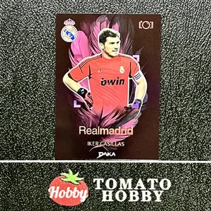 DAKA TOP AUDIENCE 2024-25 IKER CASILLAS /199 PINK REFRACTOR LEGENDS REAL MADRID - Picture 1 of 2