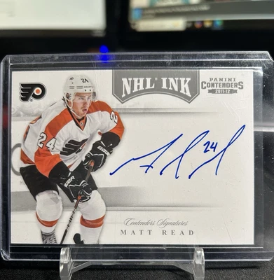 2011-12 PANINI CONTENDERS NHL INK MATT READ AUTO CONTENDERS SIGNATURES #49 - Image 1 of 2