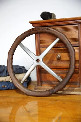 1920's Vintage wood Steering Wheel Antique car Buick Pontiac Dodge Brothers Ford - Image 1 of 4