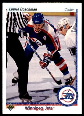 1990-91 Upper Deck Laurie Boschman . Winnipeg Jets #103 - Image 1 of 2
