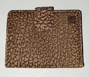 Cartera PACCO Cuero Canguro Genuino Damas Doble Plegable Hecha en Australia Moneda Pkt - Imagen 1 de 13