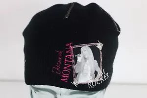 Vintage Y2K Disney Spell Out Miley Cyrus Hannah Montana Glam Rocker Beanie Hat - Picture 1 of 7
