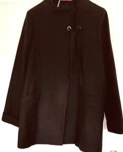 BNWT Comptoir des Cotonniers Short Wool/Cotton Twill Coat/Jacket fits UK 14 - Picture 1 of 11