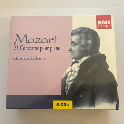 Mozart - 21 Piano Concertos - Christian Zacharias (8 x CD Box Set) NEW & SEALED - Image 1 of 4