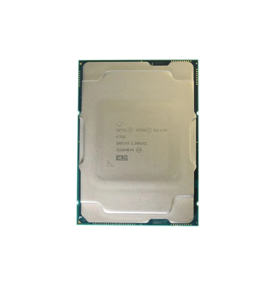 INTEL XEON SILVER 4316 SRKXH PROCESSOR 20 CORE 2.30GHZ/ 3.40GHZ CPU FULL VERSION - Image 1 of 1
