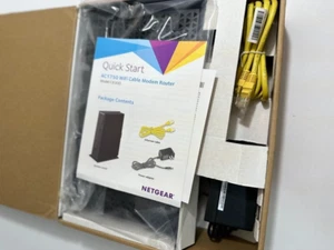 NETGEAR AC1750 Dual Band C6300 Wifi Cable Modem Router - OPEN BOX - Picture 1 of 7