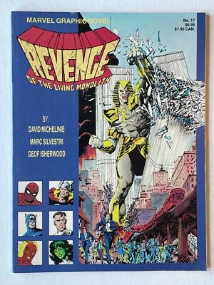 Графический роман Marvel No17 «Месть живого монолита». Паук, Мстители, отличное состояние. - Изображение 1 из 4