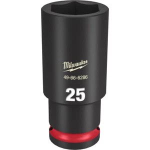 Milwaukee 49-66-6286 SHOCKWAVE Impact Duty 1/2 Drive 25MM Deep 6 Point Socket - Picture 1 of 1