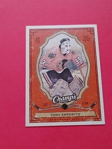2009-10 Upper Deck Champ's Red Parallel #22 Tony Esposito Chicago Blackhawks 