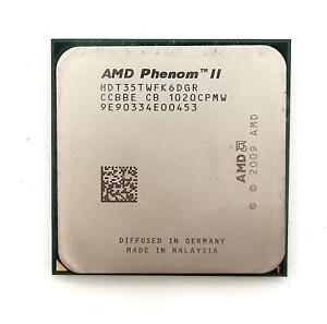 AMD Phenom II X6 1035T 2.6GHz to 3.1GHz Six Core AM3 Socket CPU Processor