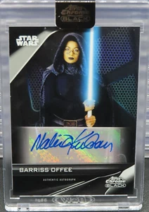 2023 Topps Chrome Star Wars Nalini Krishan Barriss Offee Black Auto - Bild 1 von 1