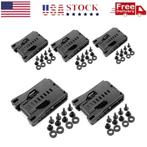 5 Pack Tactical Universal Holster Sheath Belt Clip Large Belt Clips with Screws - Picture 1 of 9