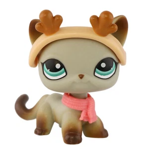 Figura Mini Pet Shop gato siamés pelo corto #391 ojos verdes - Imagen 1 de 7