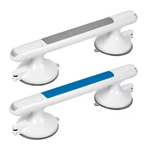Suction Cup Grab Bar Large Handle Shower Bathroom Safety Support Hand Assit Rail - Picture 1 of 14