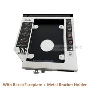 2ème cadre caddy disque dur HDD SSD pour support de lunette HP EliteBook 8560P 8570P - Photo 1/7