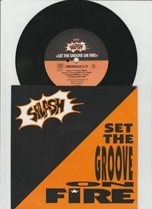 7" Splash  /  Set The Groove On Fire ( nm  Promo  Info ) - Bild 1 von 2