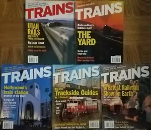 Trains Magazine – 2002 Partial year 5 issues - Picture 1 of 1
