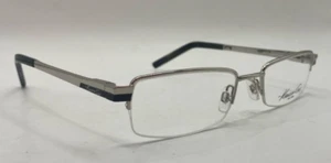 KENNETH COLE EYEGLASSES FRAMES ONLY NEW KC131 BLACK/SILVER HALF RIM 50-19-135 - Picture 1 of 8