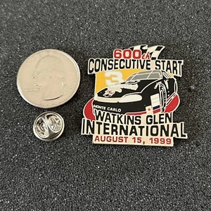 1999 Dale Earnhardt 600th Consecutive Start Watkins Glen Pin Pinback #46265 - Picture 1 of 2