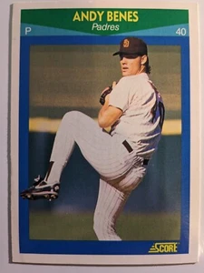 1990 Score Baseball Rising Star #69 Andy Benes - Picture 1 of 3