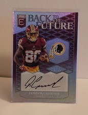 2018 Donruss Elite Back to the Future Signatures /75 Jamison Crowder Auto 