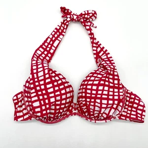 Venus Womens Bikini Top Size 38B Halter Underwire Molded Rockabilly Pinup Retro - Picture 1 of 7