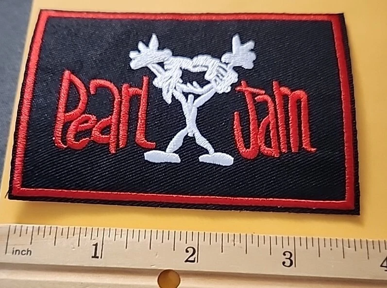 Pearl Jam Band Logo Embroidered Iron/Sew On Patch