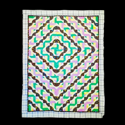 Jackie's Animas Scrap Quilt Pattern w Acrylic Template Tool - King Queen Twin - Image 1 of 4