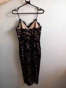 Jarlo London black lace bodycon dress in UK size 8 - worn once - Picture 1 of 8
