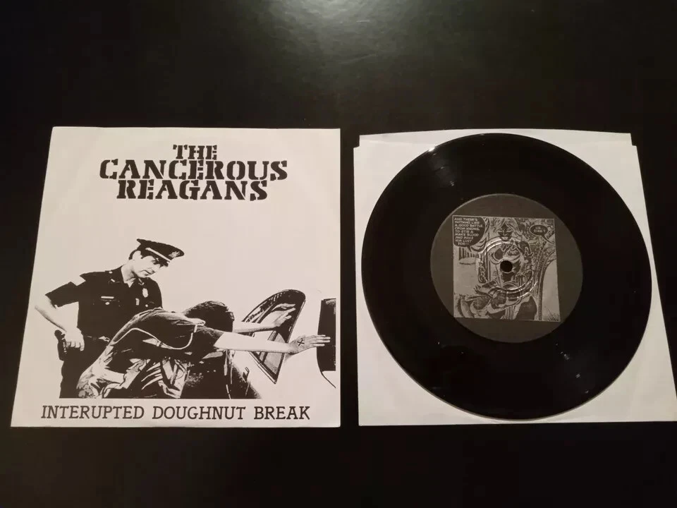 Cancerous Reagans – Interupted Doughnut Break (7" Vinyl Record) 90s Punk Rock - Image 1 of 1