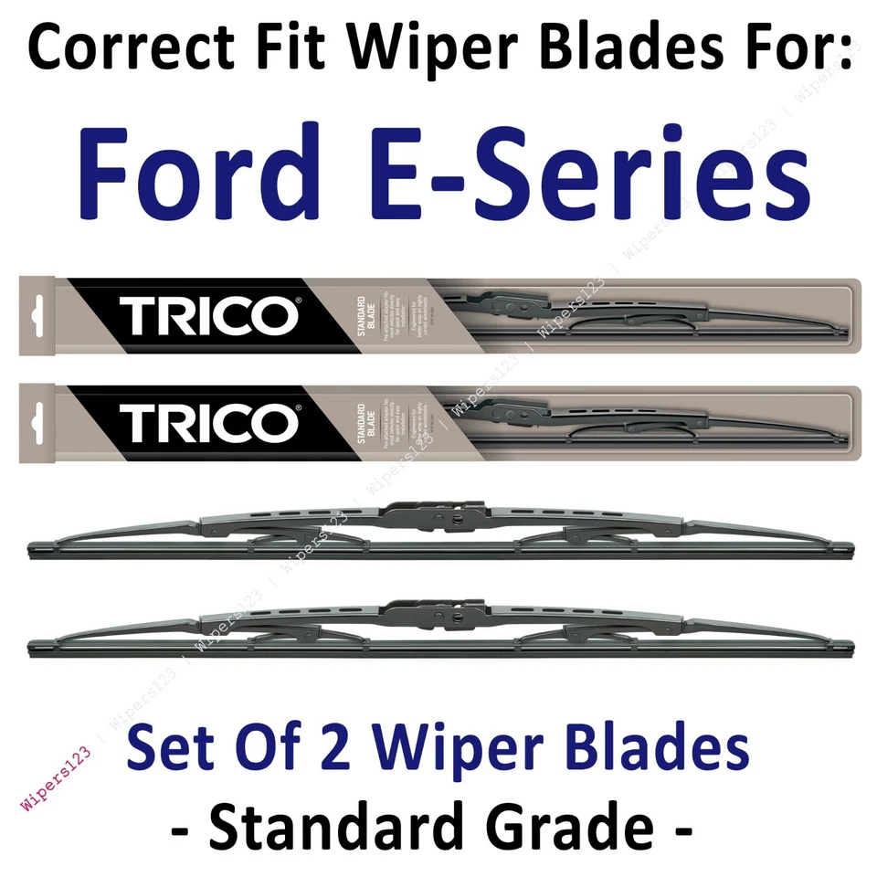 Paquete de 2 limpiaparabrisas estándar Ford E-Series Econoline 1982-1991 - 30180x2 Foto 1 de 1