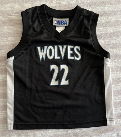 NBA Andrew Wiggins #22 Minnesota Timberwolves Toddler Basketball Jersey 4T Cover