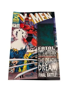 X-MEN #25 (1993) MARVEL FATAL ATTRACTIONS! HOLOGRAM WOLVERINE LOSES ADAMANTIUM - Picture 1 of 2