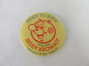 VINTAGE ADVERTISING POCKET MIRROR REDDY KILOWATT CELLULOID 376-L - Picture 1 of 2