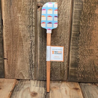 WILLIAMS SONOMA No Kid Hungry - Tools For Change Wood Spatula ~ CHELSEY WHITE - Image 1 of 4