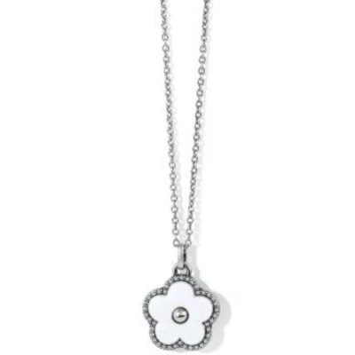 BRIGHTON DAZZLING LOVE WHITE FLOWER NECKLACE  $68 - Image 1 of 2