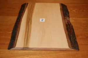 Ahornholz Wurstwaren Brett Live Edge geölte Oberfläche, 1-1/16 x 14 x 16-1/4" (2) - Bild 1 von 6