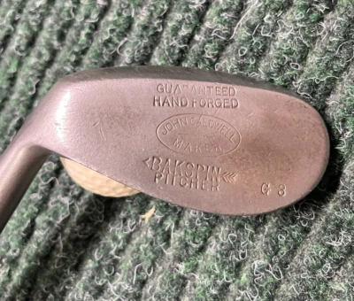 Hickory 高尔夫 NR 状况完好 非常罕见 John Caldwell 深沟 LH Bakspin Pitcher KC68 — 第 1/4 张图片